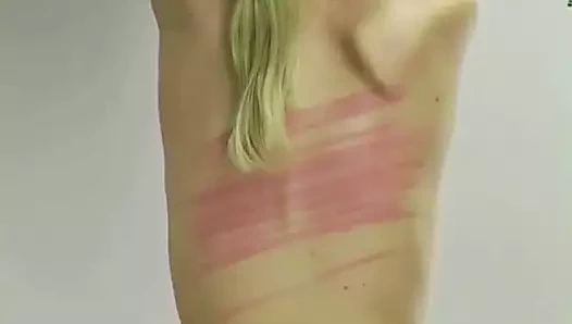 Nallybony şaplak makinesi - çıplak sırt kırbaçlama