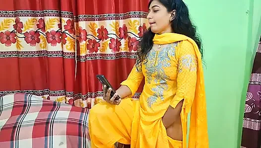 My Desi Stepsister Was Fingering Her Pussy, I helped her with my cock, Indian vairal Porn