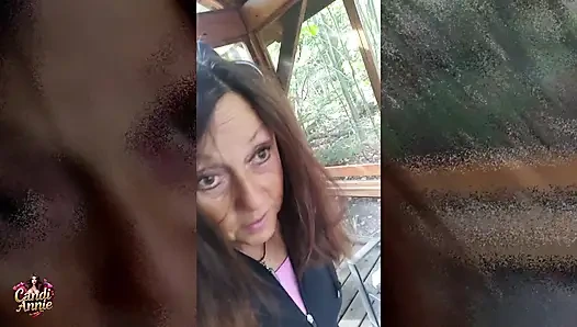 Çok eğlenceli bakış açısı ormanda sikiş ve döl yutma - candi annie