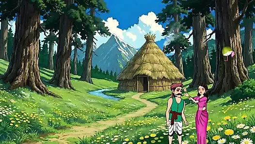 Both Anjali and Coconut Wala have sex with big cocks in their bedroom.