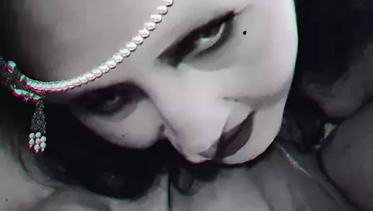 Bu azgın şişman kaltağa büyük bir döl pompalıyor