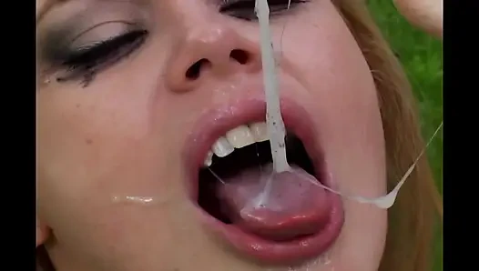 Alicia Rhodes açık havada sert bir şekilde dövülmeyi seviyor