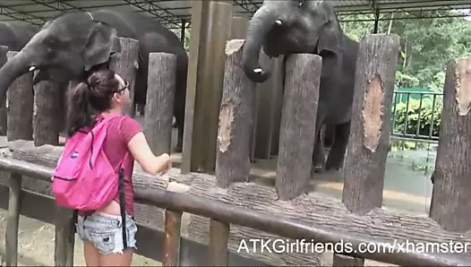 Malezya'da tatilde umut howell'in gözlüklerine boşalıyorsun