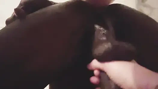 Üvey kız kardeş üvey erkek kardeşini göt dilleme ve ıslak pembe amcıkla uyandırıyor