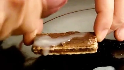 cum on the biscuit