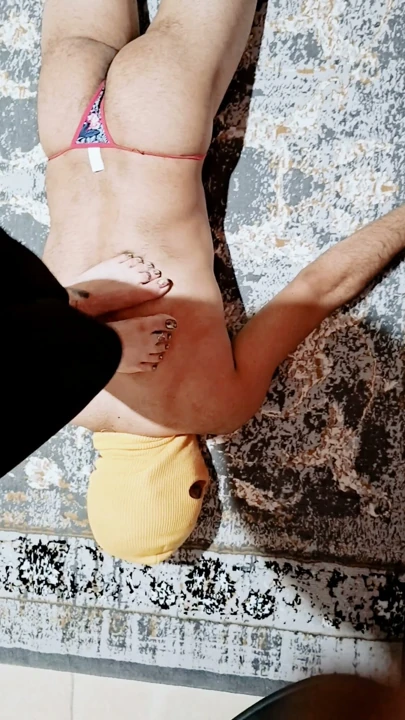 Disobedient Slave Punished with Brutal CBT and Trampling | Clip 2