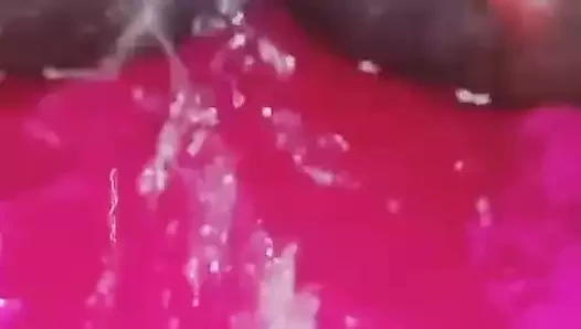 Zenci olgun kaltak fışkırtıyor