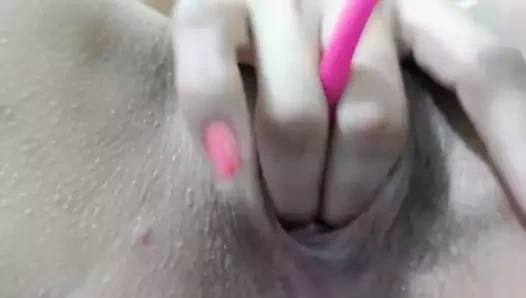 Yakın yukarı kedi kremsi orgazm