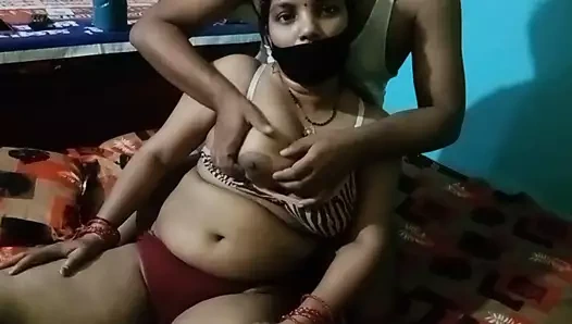 Indian housewife having romance with her lover.
