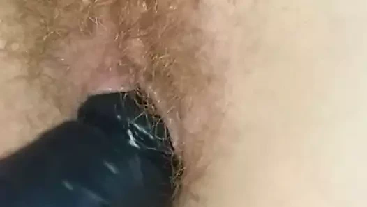 anal plug &amp; büyük vibratör ile kıllı KEDİ