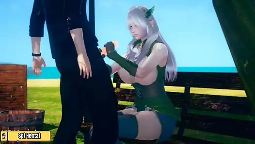 Hentai 3d - bahçedeki peri ile siktir git. ep 02