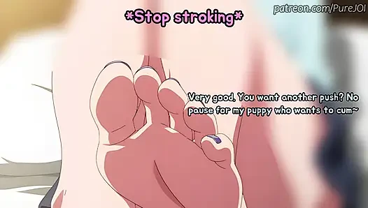 Akane Kurokawa makes you orgasm hard with her feet (Censored JOI)