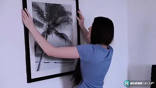 İnce ve seksi genç kız