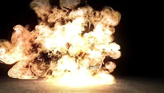 Khloe Amora tek başına yumruklanıyor ve sulanıyor