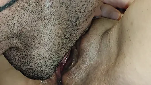Husband licked my to SQUIRT!