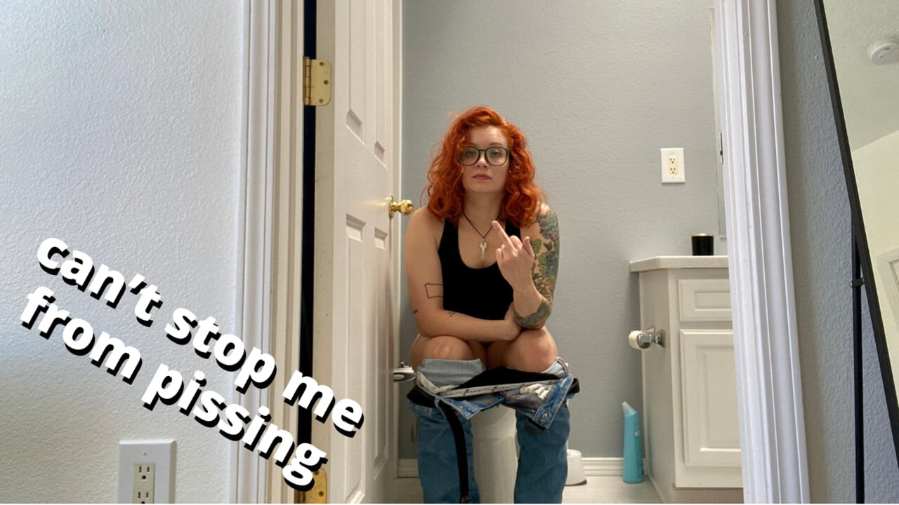 İşeyeceğim ve beni durduramazsınız - Veggiebabyy Manyvids'in tam videosu