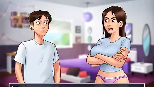 Yaz mevsimi efsanesi: üvey kız kardeş üvey erkek kardeşinin onunla kamera şovu yapmak istiyor 97