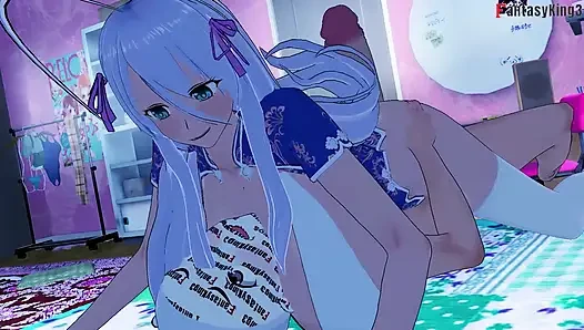 Rossweisse beni seks yapmak için evine davet ediyor - dxd ntr madness series