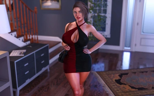 Ateşli orta yaşlı seksi üvey annemle ilk kez randevuya çıkıyorum - 3 boyutlu hentai animasyonlu porno - Santa County'de yaşam