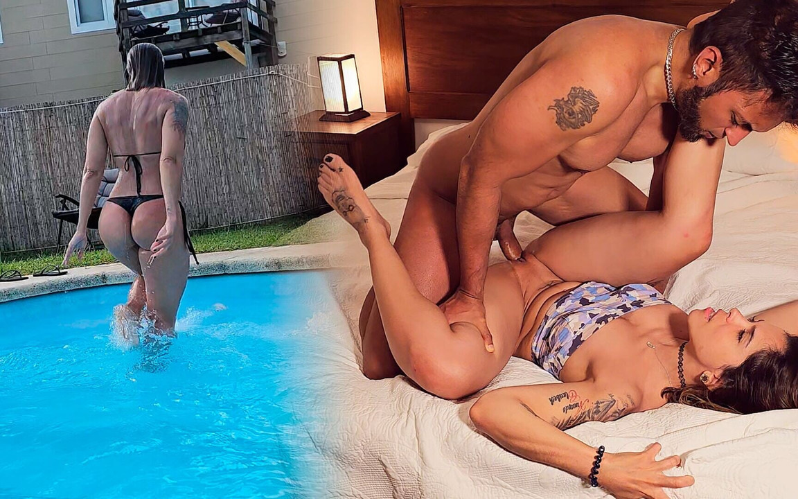 Havuzda Seksi Bir Yabancı Onu Filme Çekmemi Istedi... Bana Seksle Teşekkür Etti