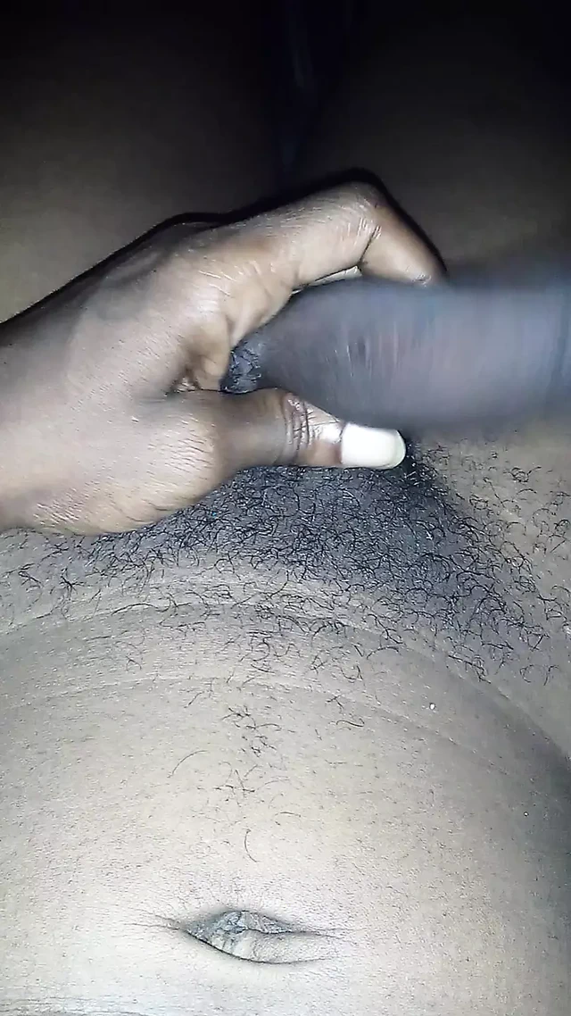 Daddy Jacking Huge Big Black Monster Cock