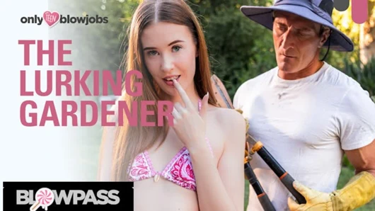 Blowpass - azgın athena heart ıslak açık havada sakso için bahçıvanı baştan çıkarıyor