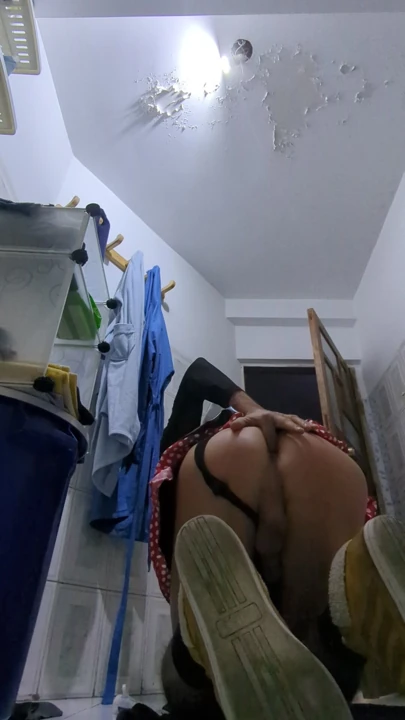 Kadın kılıklı travesti anal