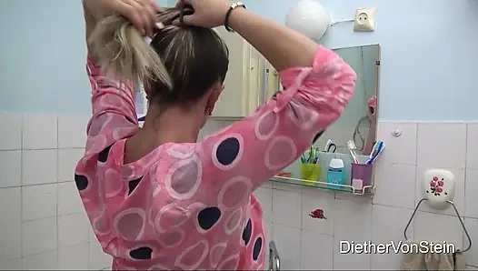 Tiana ile aynı banyoda