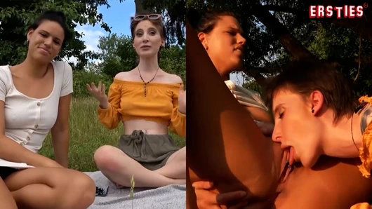 Ersties - Lina ve Cataleya ile teşhircilik eğlencesi