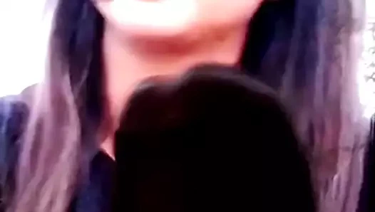 Cum haraç için haber spikeri sakshi