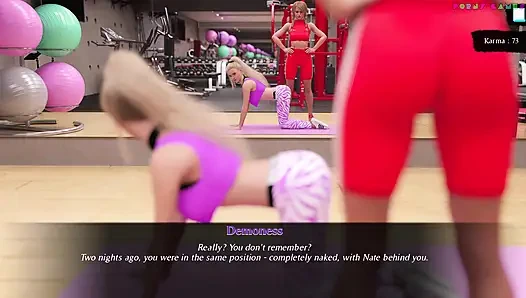 Melek ve şeytan tarafından aziz - üvey kız kardeşler duşta edepsizce konuşuyor 7