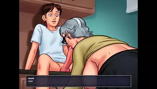 Yaz mevsimi efsanesi - yaşlı bayan hastanede üniversite öğrencisini sikiyor