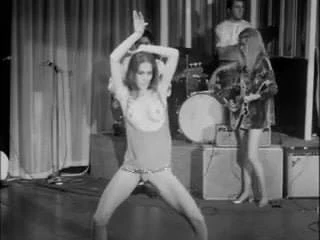 vintage gece kulübü striptiz &amp; üstsüz gogo kız dans