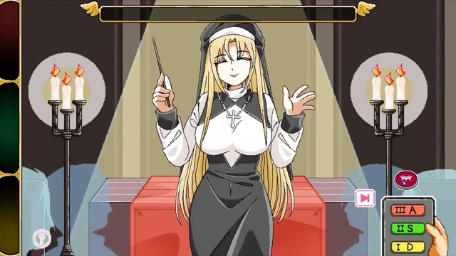 Hentai Oyunu - Kilise Hentai Seks Sahneleri 2 (Azgın Rahibe Kahraman Rika) - Sansür