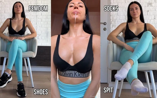 Sana tükürene kadar ayakkabılarıma ve çoraplarıma itaat et