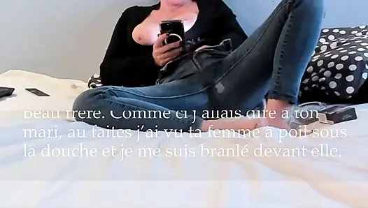 Kayınbiraderim beni sikti, prezervativi çıkardım ki orospu vajinama sıksın.