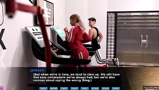 Çıplak tanık #9 o vücudu forma sokmak için spor salonuna gidiyor