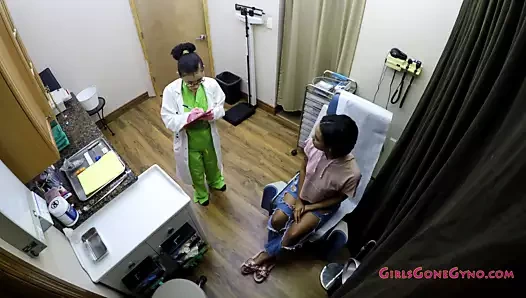 Hemşire lilith gül vermek jackie banes ona yıllık check-up jinekolog sınavı