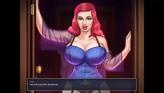 Yaz mevsimi efsanesi: azgın genç erkek avcısı orta yaşlı seksi kadın sikişmek için pizzacı bir adamı davet ediyor - ep196