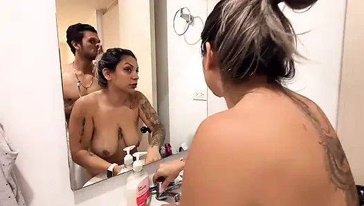 Private Session on the Office Sofa: Eating pussy, Blowjob and Creamy Finish with LunaBigBooty