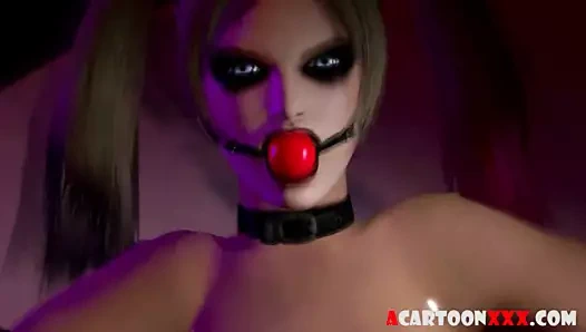 Harley quinn gets sert seks ders ve Creampie