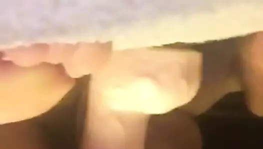 Şişman bbw binicilik canavar yapay penis