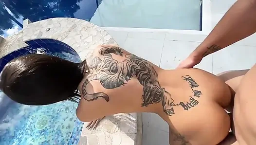 Annacherry deli gibi yarağa biniyor!