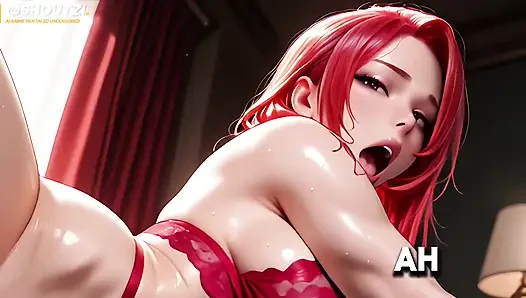 Kira (harem Kız) Sert Gırtlağına Kadar Alıyor, Sikiliyor Ve Yüzüne Boşalma