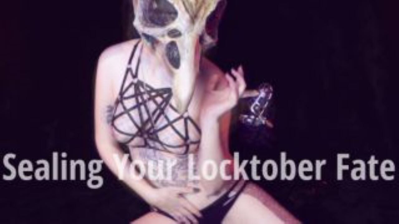 Locktober kaderini mühürlüyor - kadın egemenliği bakış açısı cadılar bayramı bekaret joi orgazm inkarı ile mastürbasyon talimatları - Miss Faith Rae tarafından ön izleme (tam video için biodaki bağlantıyı takip edin!)