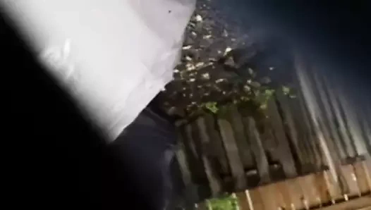 Qubeca me la chupa al aire libre