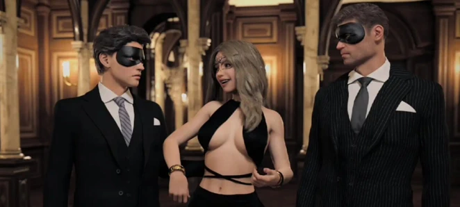 Birinci sınıf kadın oyunu bölüm 28 - iki erkekle seksi sarışın