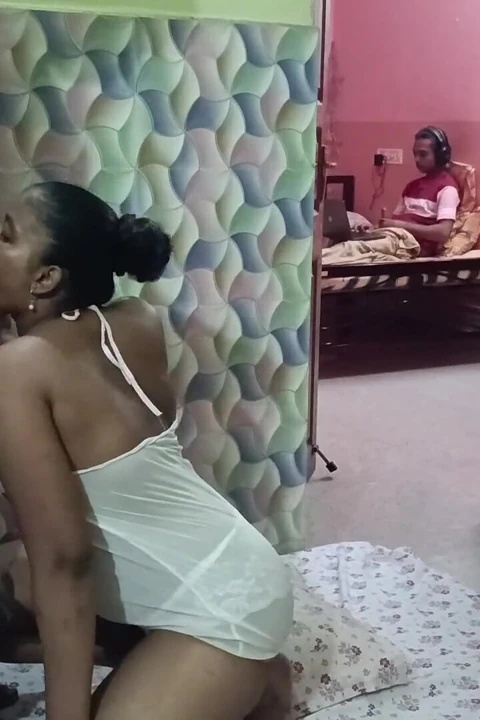My Wife and Me Watching Stepson Masturbated and We Joined Part 1