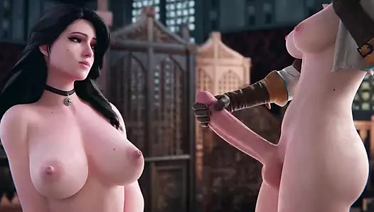 Yüksek kaliteli sfm & blender animasyonlu porno derleme 110