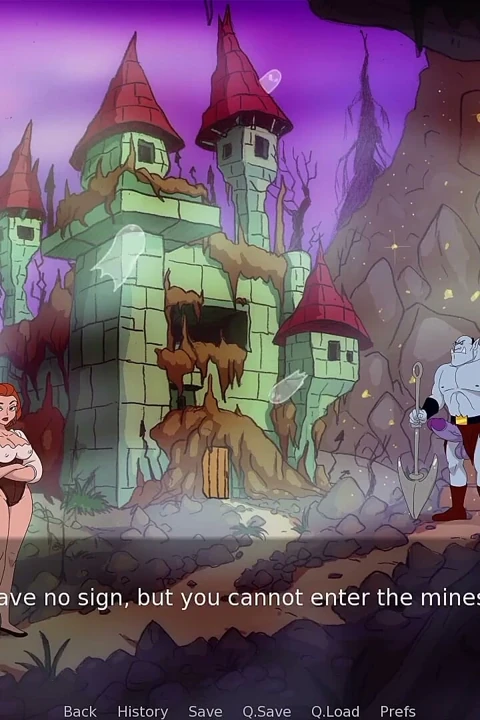 Eğer bölüm 6 yaparsan - Orc bekaretini mağaradaki bir kadına kaybediyor - eroticgamesnc